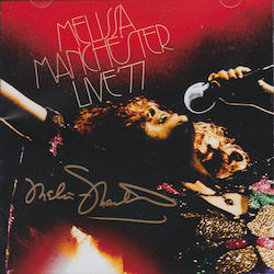 MELISSA MANCHESTER LIVE '77 DOUBLE CD Autographed!